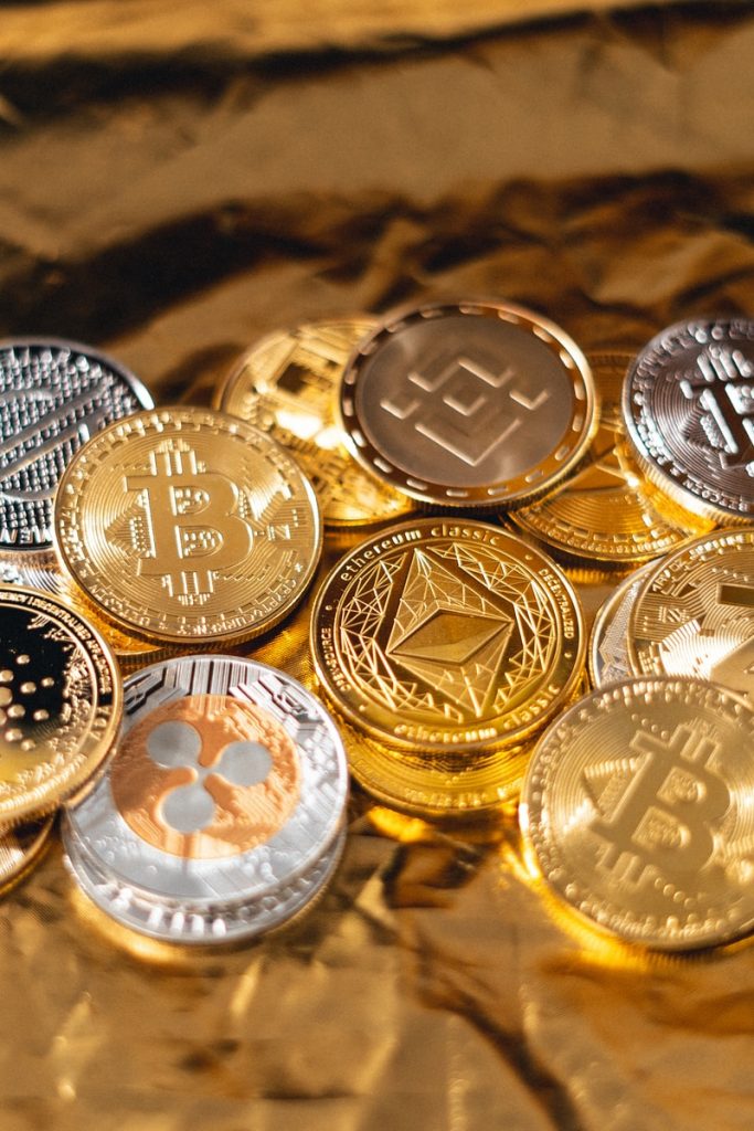 Moedas de altcoins (Art Rachen)