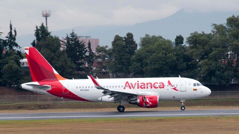 Vista lateral direita A319 (Divulgação Avianca)